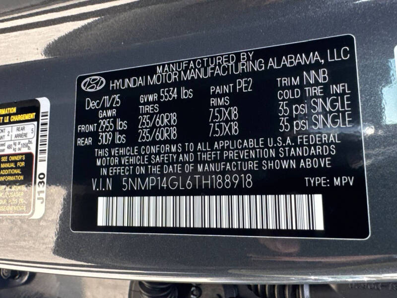 2026 Hyundai Santa Fe SE