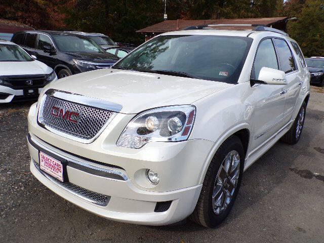 2012 GMC Acadia for sale at Select Cars Of Thornburg in Fredericksburg VA