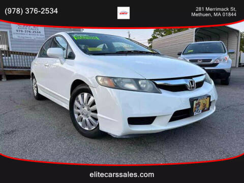 2010 Honda Civic for sale at ELITE AUTO SALES, INC in Methuen MA