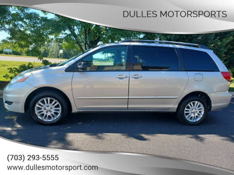 2008 Toyota Sienna for sale at Dulles Motorsports in Dulles VA