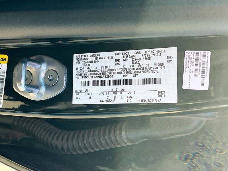 2022 Ford Escape SEL