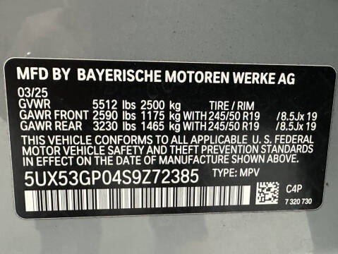 2025 BMW X3 30 xDrive