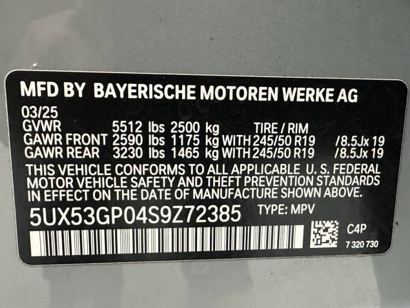 2025 BMW X3 30 xDrive