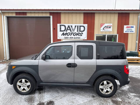 2005 Honda Element for sale at DAVID MOTORS LLC in Grey Eagle MN