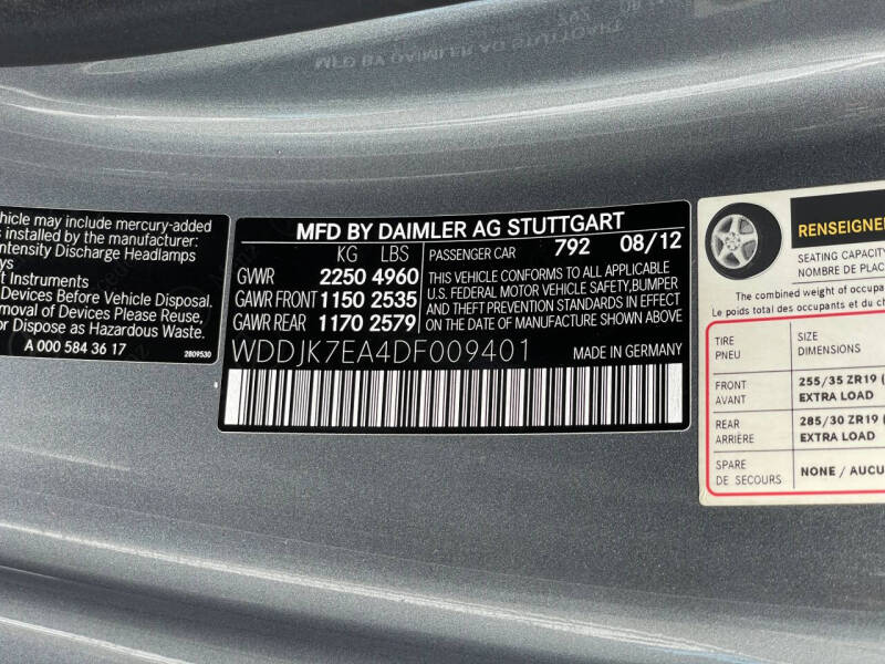 2013 Mercedes-Benz SL-Class SL 63 AMG