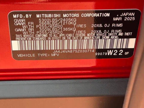 2025 Mitsubishi Outlander SE