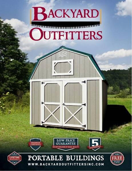  Backyard Outfitters, Inc. Portable Buildings for sale at SUPERIOR MOTORS in Latrobe PA