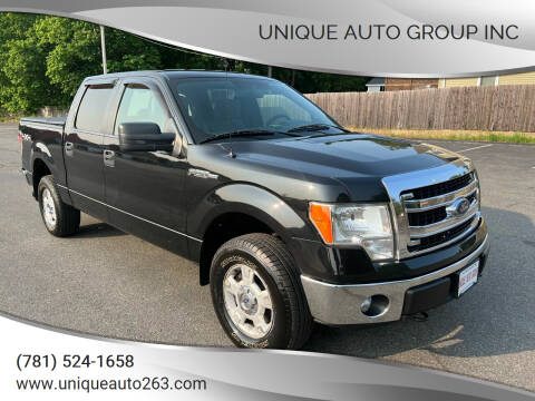2013 Ford F-150 for sale at Unique Auto Group Inc in Whitman MA