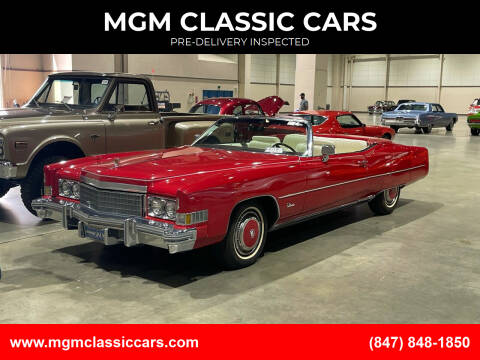 1974 Cadillac Eldorado for sale at MGM CLASSIC CARS-New Arrivals in Addison IL