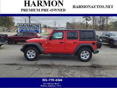 2019 Jeep Wrangler Unlimited for sale at Harmon Premium Pre-Owned in Benton AR