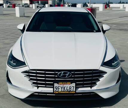 2021 Hyundai Sonata Hybrid Blue