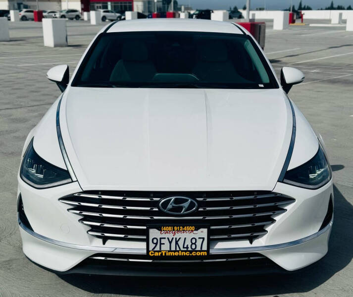 2021 Hyundai Sonata Hybrid Blue