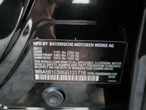 2016 BMW 5 Series 535i