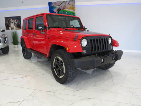 2014 Jeep Wrangler Unlimited for sale at Dealer One Auto Credit in Oklahoma City OK
