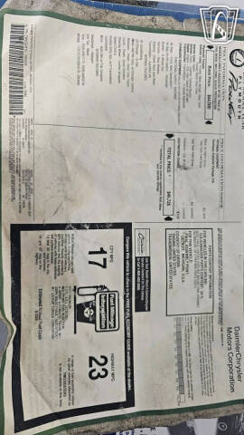 2001 Plymouth Prowler