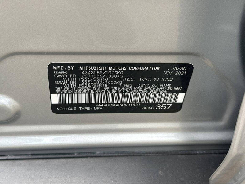 2022 Mitsubishi Outlander Sport ES