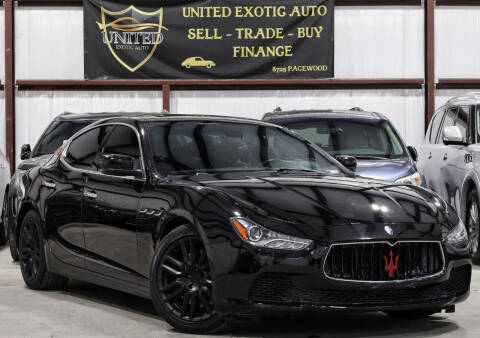 2015 Maserati Ghibli for sale at United Exotic Auto in Houston TX