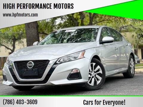 2019 Nissan Altima for sale at HIGH PERFORMANCE MOTORS in Hollywood FL