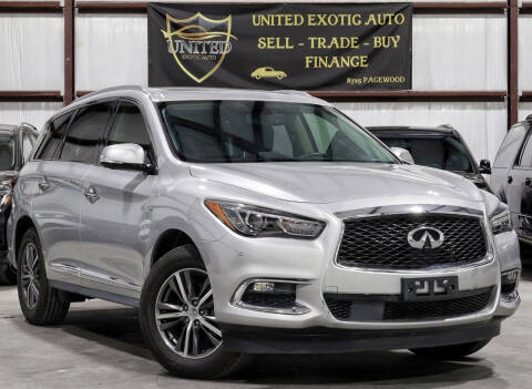 2017 Infiniti QX60 for sale at United Exotic Auto in Houston TX