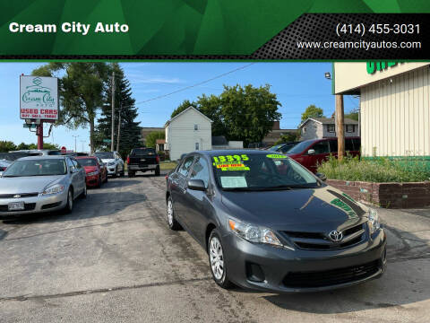 2013 Toyota Corolla for sale at Cream City Auto in Milwaukee WI