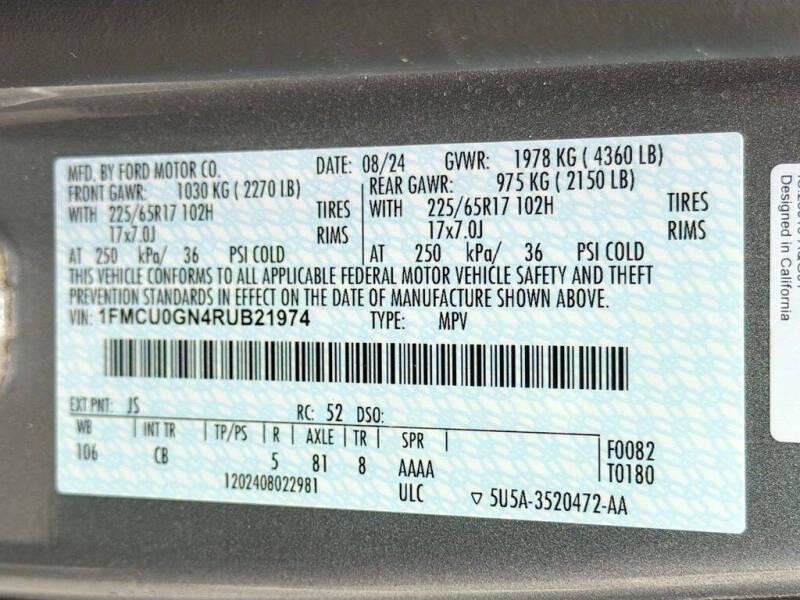 2024 Ford Escape Active
