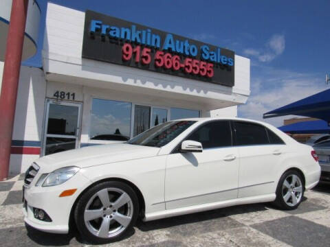 2010 Mercedes-Benz E-Class for sale at Franklin Auto Sales in El Paso TX