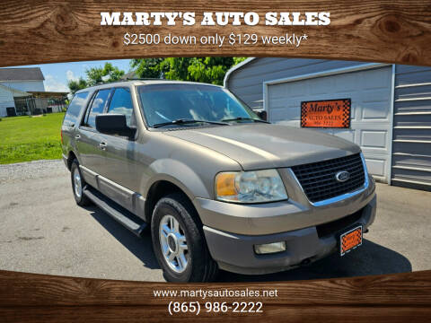 2003 Ford Expedition for sale at Marty's Auto Sales in Lenoir City TN