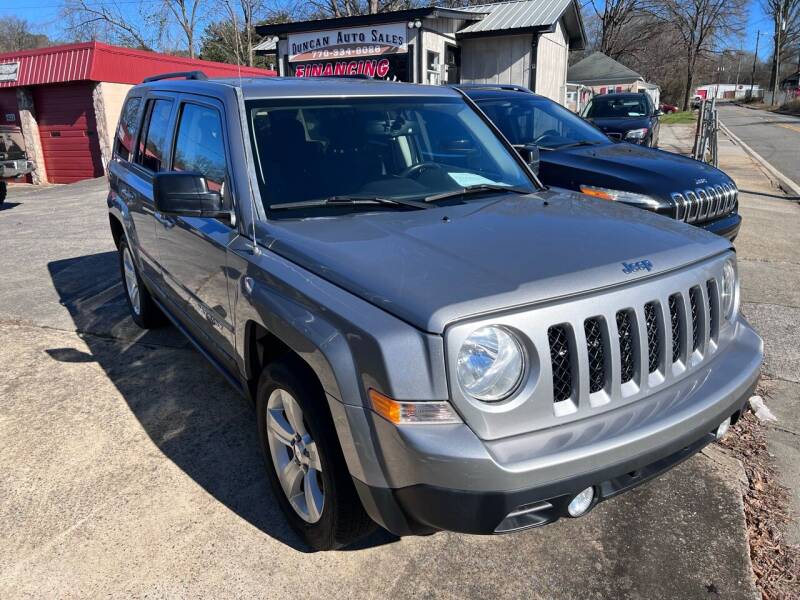 2016 Jeep Patriot for sale at DUNCAN AUTO SALES, INC in Cartersville GA