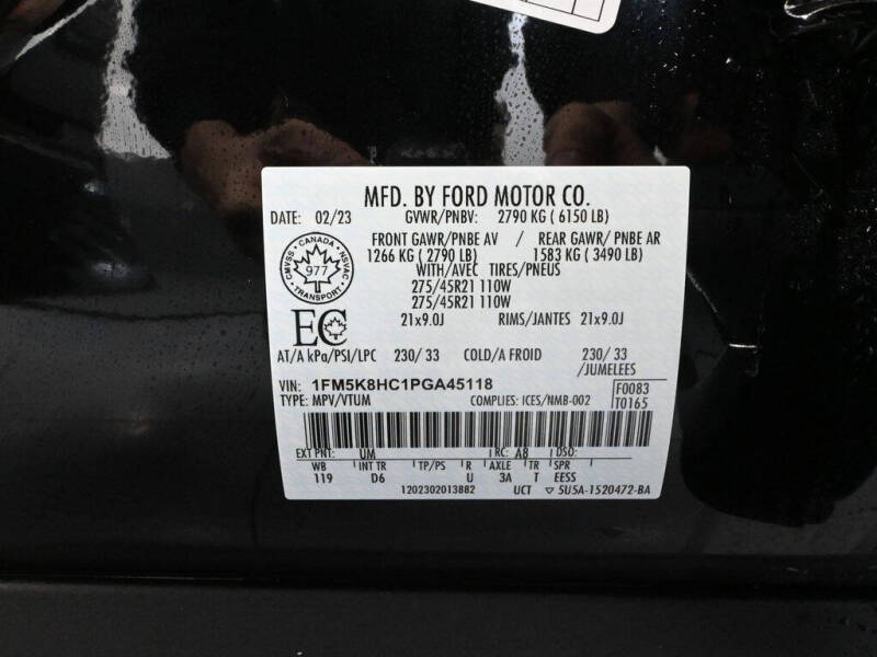 2023 Ford Explorer Platinum