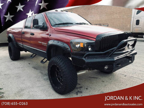 2006 Dodge Ram Pickup 3500 for sale at JORDAN & K INC. in River Grove IL