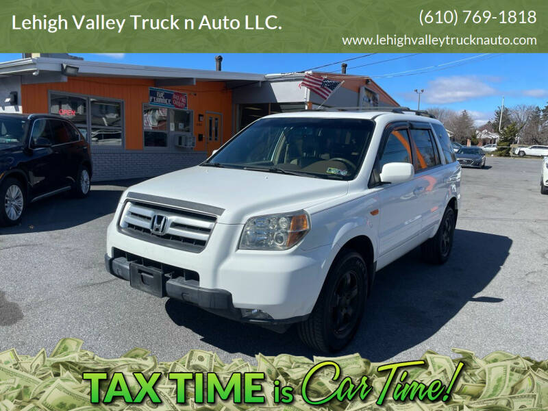 2008 Honda Pilot for sale at Lehigh Valley Truck n Auto LLC. in Schnecksville PA