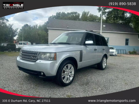 2010 Land Rover Range Rover for sale at Triangle Motorsports in Cary NC