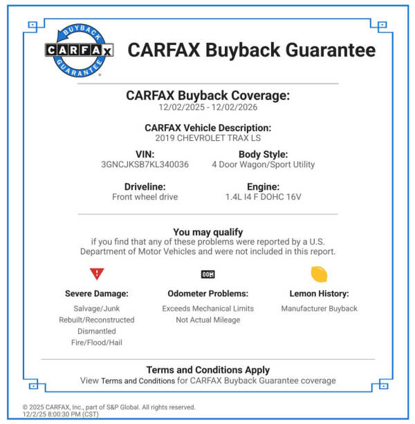 2019 Chevrolet Trax LS