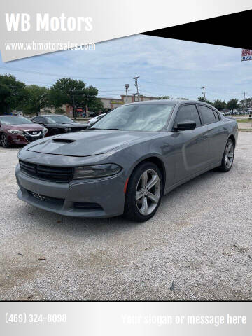 2018 Dodge Charger for sale at WB Motors in Lewisville TX