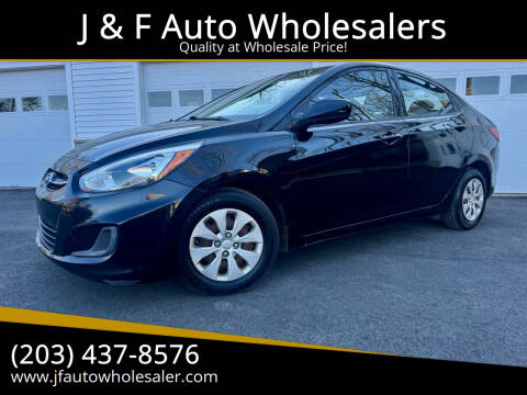 2015 Hyundai Accent for sale at J & F Auto Wholesalers in Waterbury CT