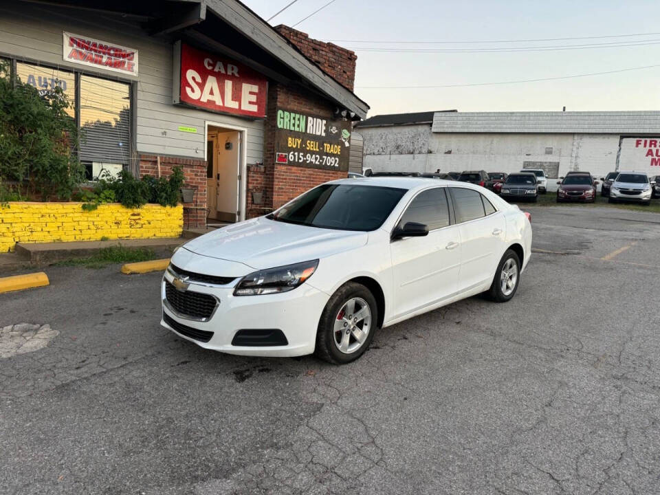 2015 Chevrolet Malibu for sale at Green Ride LLC in NASHVILLE, TN