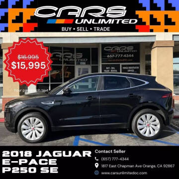 2018 Jaguar E-PACE for sale at Cars Unlimited OC in Orange CA