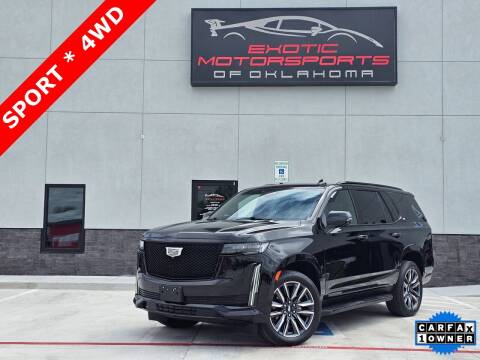 2021 Cadillac Escalade for sale at Exotic Motorsports of Oklahoma in Edmond OK