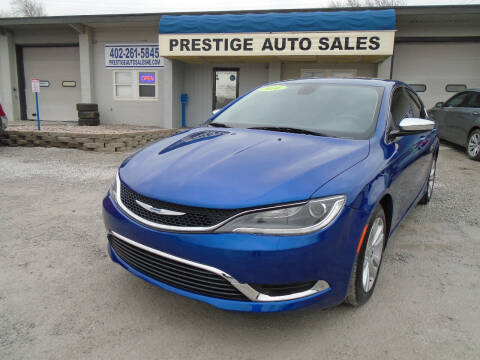 2016 Chrysler 200 for sale at Prestige Auto Sales in Lincoln NE