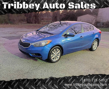 2014 Kia Forte for sale at Tribbey Auto Sales in Stockbridge GA