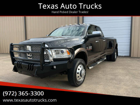2017 RAM 3500 for sale at Texas Auto Trucks in Wylie TX