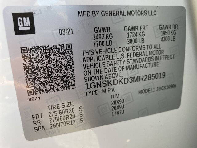 2021 Chevrolet Suburban Z71