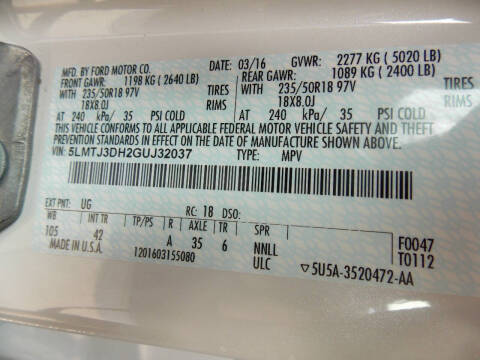 2016 Lincoln MKC Reserve