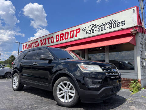 2017 Ford Explorer for sale at Unlimited Auto Group of Marietta in Marietta GA