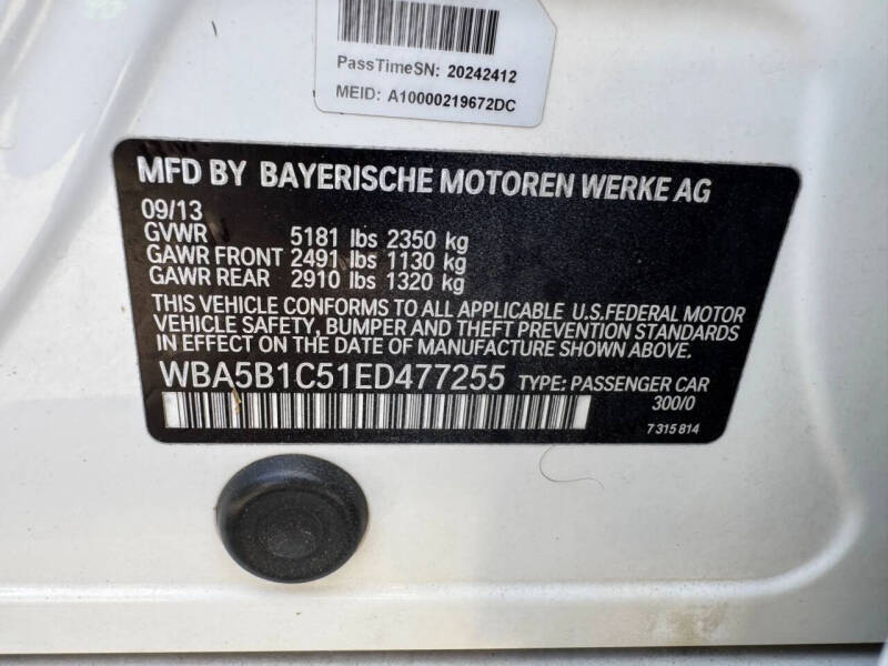 2014 BMW 5 Series 535i