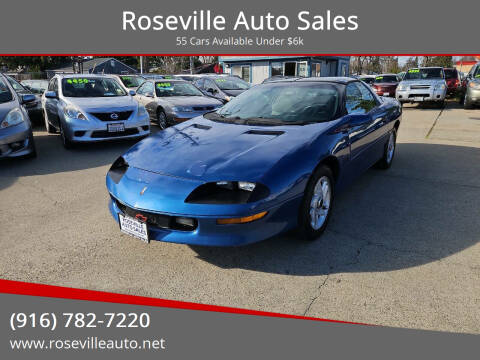 1995 Chevrolet Camaro for sale at Roseville Auto Sales in Roseville CA