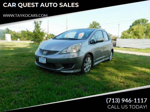 2010 Honda Fit for sale at CAR QUEST AUTO SALES in Houston TX