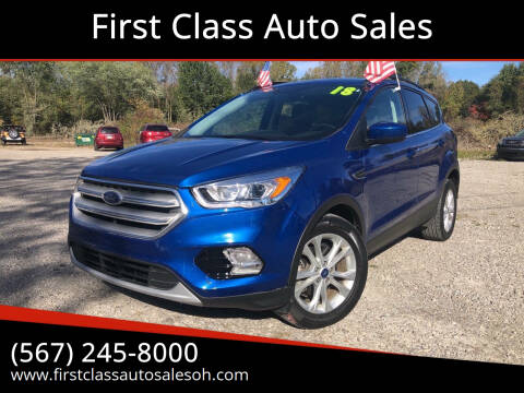 2018 Ford Escape for sale at First Class Auto Sales MI in Erie MI