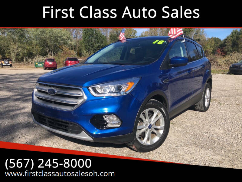 2018 Ford Escape for sale at First Class Auto Sales MI in Erie MI