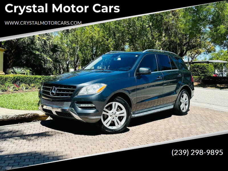 2013 Mercedes-Benz M-Class for sale at Crystal Motor Cars in Fort Myers FL
